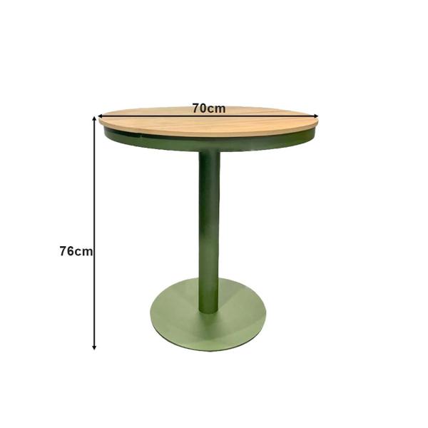 Muxing Outdoor Essgruppe Gartenmöbel-Set  Garten-Esstischgruppe 1 Tisch  4 Stühle Wetterfeste Gartenmöbel-Garnitur Grün