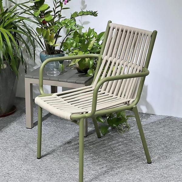 Muxing Outdoor Essgruppe Gartenmöbel-Set  Garten-Esstischgruppe 1 Tisch  4 Stühle Wetterfeste Gartenmöbel-Garnitur Grün