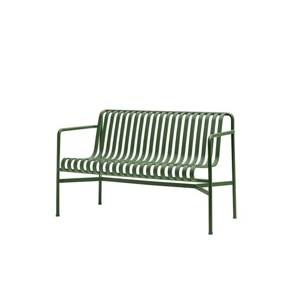 MuXing Outdoor Gartenstuhl aus Eisen – Wetterfest & Robust – Stuhl für Balkon, Terrasse & Café – Garten sessel Dunkelgrün