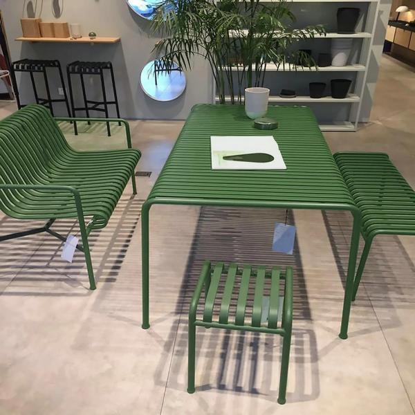 MuXing Outdoor Gartenstuhl aus Eisen – Wetterfest & Robust – Stuhl für Balkon, Terrasse & Café – Garten sessel Dunkelgrün