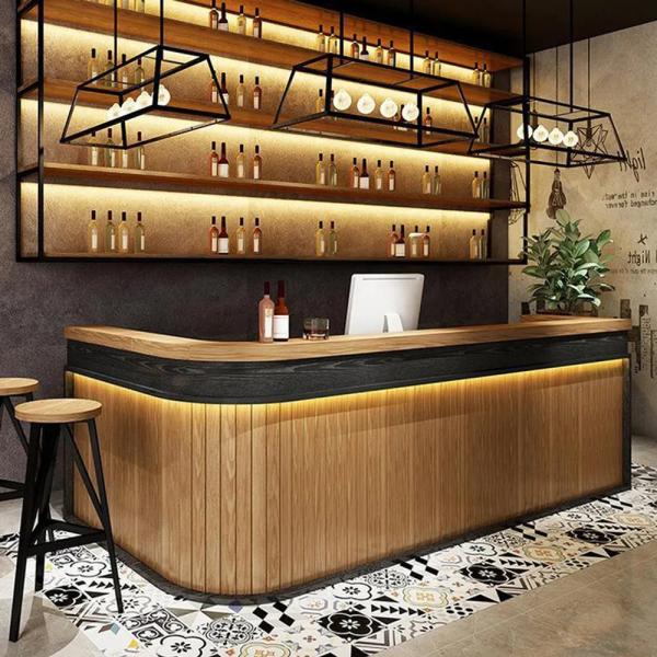 Muxing Maßanfertigung Bartheke Empfangstheke Empfangstresen Bartisch Ladentheke Verkaufstheke Kassentheke Theke /Muhei/